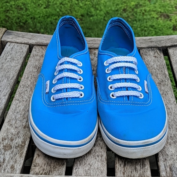 bright blue vans